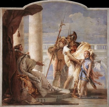  Villa Kunst - Villa Valmarana Aeneas Einführung Amor gekleidet als Ascanius zu Dido Giovanni Battista Tiepolo